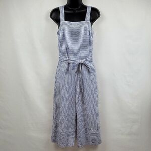 Beachlunchlounge Striped Jumpsuit with Tie Waist Size XS